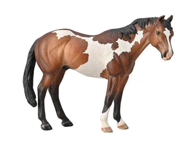 Breyer CollectA Paint Horse - Bay Overo