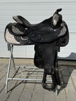 Used Circle Y 16” Western Show Saddle with Harris Silver Headstall & Saddle Bag