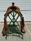 Used Kathy's 16" Western Show Saddle with Matching Headstall