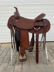 Used Billy Cook, Greenville TX, 17” Western Ranch Saddle