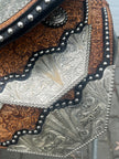Used TexTan imperial 16.5” Western Show Saddle