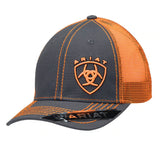 Ariat Orange & Charcoal Logo Cap