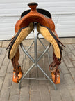 Used Rocking R 16” Western Equitation Show Saddle w/ Matching Accessories