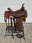 Used Martin Saddlery Greenville, TX Drop Rig Barrel Racer 14.5" Western Saddle