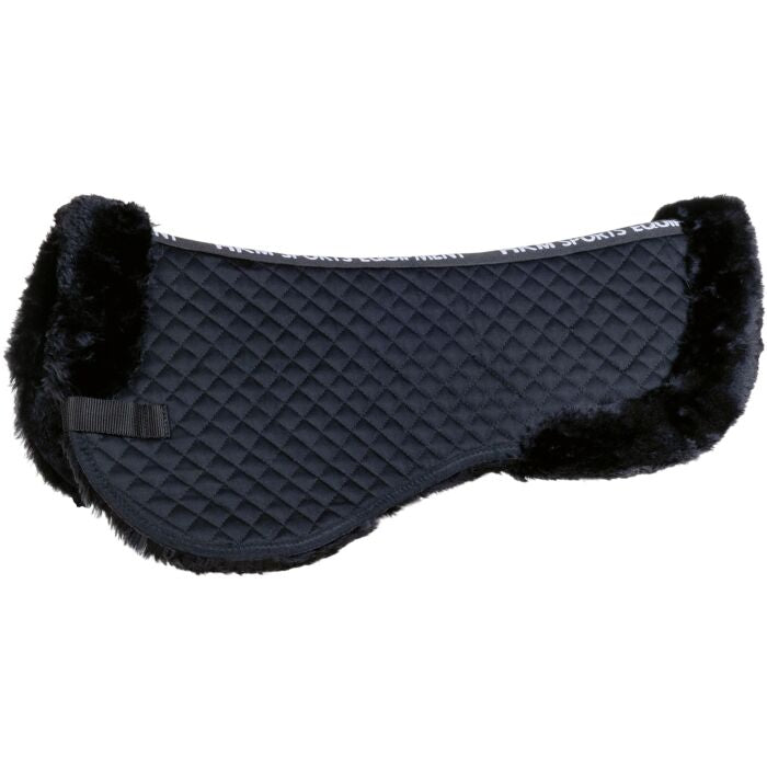 HKM Synthetic Lambswool Half Saddle Pad