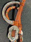 Used Kathy's 16" Western Show Saddle with Matching Headstall