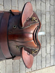 Used Excelsior 17" Australian Saddle - Durango Poley