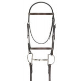 Camelot Gold™ Fancy Stitched Raised Bridle w/ Laced Reins