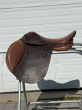Used HDR All Purpose 17.5" English Saddle with Adjustable Gullet