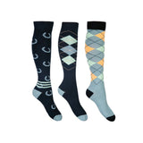 HKM Cardiff Riding Socks -Set of 3