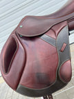 Used Crosby Monoflap 17.5” Covered Leather Event Saddle