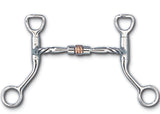 Myler HBT Shank with Twisted Comfort Snaffle with Copper Roller MB 03T Bit