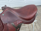 Used Crosby Monoflap 17.5” Covered Leather Event Saddle