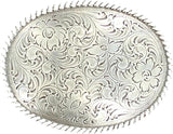 Nocona Floral Western Belt Buckle