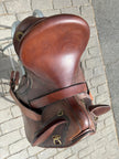 Used Excelsior 17" Australian Saddle - Durango Poley