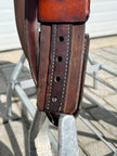 Used Billy Cook Sulphur, OK Western 16" Chocolate Trainer Saddle