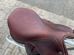 Used Crosby Monoflap 17.5” Covered Leather Event Saddle