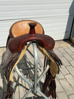 Used Martin Saddlery Greenville, TX Drop Rig Barrel Racer 14.5" Western Saddle