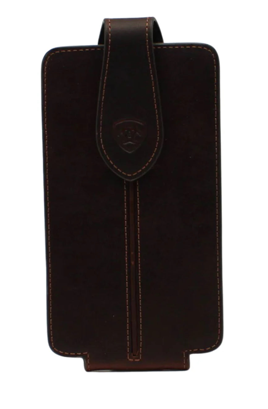 Ariat Large Center Bump Brown Cell Phone Case