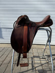 Used Excelsior 17" Australian Saddle - Durango Poley