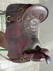 Used Tucker High Plains 17.5” Western Trail Saddle