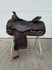 Used Billy Royal® Chocolate Roughout Classic Work/Trainer Western Saddle