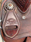 Used Martin Saddlery Greenville, TX Drop Rig Barrel Racer 14.5" Western Saddle