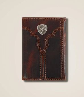 Ariat Center Ridge Tri-Fold Wallet