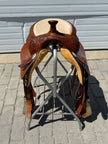 Used B&C Handcrafted 16.5” Western Reiner Saddle