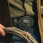 Montana Silversmiths Branded Legacy Longhorn Attitude Buckle