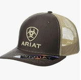 Ariat Brown 112 Trucker Logo Cap