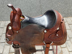 Used Billy Cook Original Sulphur, OK Western 17" Cutter Saddle