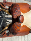 Used B&C Handcrafted 16.5” Western Reiner Saddle