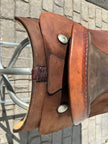 Used Billy Cook Sulphur, OK Western 16" Chocolate Trainer Saddle