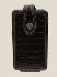 Ariat Large Croc Double Stitched Cell Phone Case