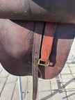 Used Excelsior 17" Australian Saddle - Durango Poley