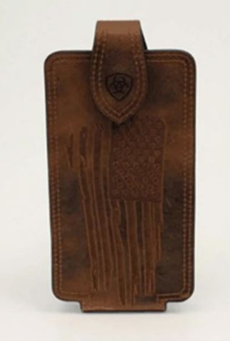 Ariat Large USA Stitched Flag Cell Phone Case