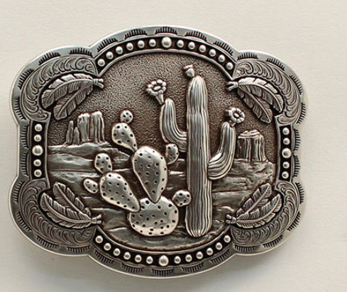 Blazin Roxx Cactus Belt Buckle