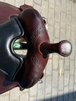 Used High Horse 6918 Rosebud 18” Cordura Western Trail Saddle