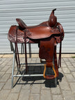 Used Circle Y #1659 Cactus Flower 16” Flex-Lite Western Trail Saddle