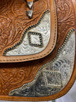 Used Circle Y Equitation 16” Western Show Saddle with Matching Set