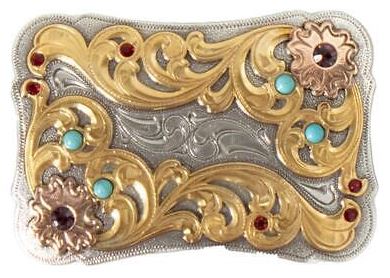 Blazin Roxx Stone Accent Belt Buckle