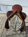 Used Excelsior 17" Australian Saddle - Durango Poley