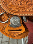 Used Phil Harris Custom 16” Western Show Saddle with Saddle Bag