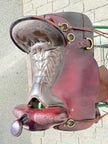 Used Tucker High Plains 17.5” Western Trail Saddle