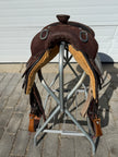 Used Circle Y Roughout 16" Western Trainer Saddle