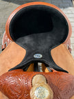 Used Circle Y KK Big Dreams Spark  Western Barrel Saddle with Flex 2 Tree