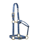 Weaver Leather Nylon Pattern Adjustable Horse Halter