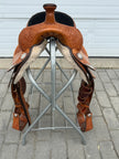 Used Circle Y Silver Fresh Premium 17” Western Show Saddle