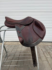 Used Crosby Monoflap 17.5” Covered Leather Event Saddle